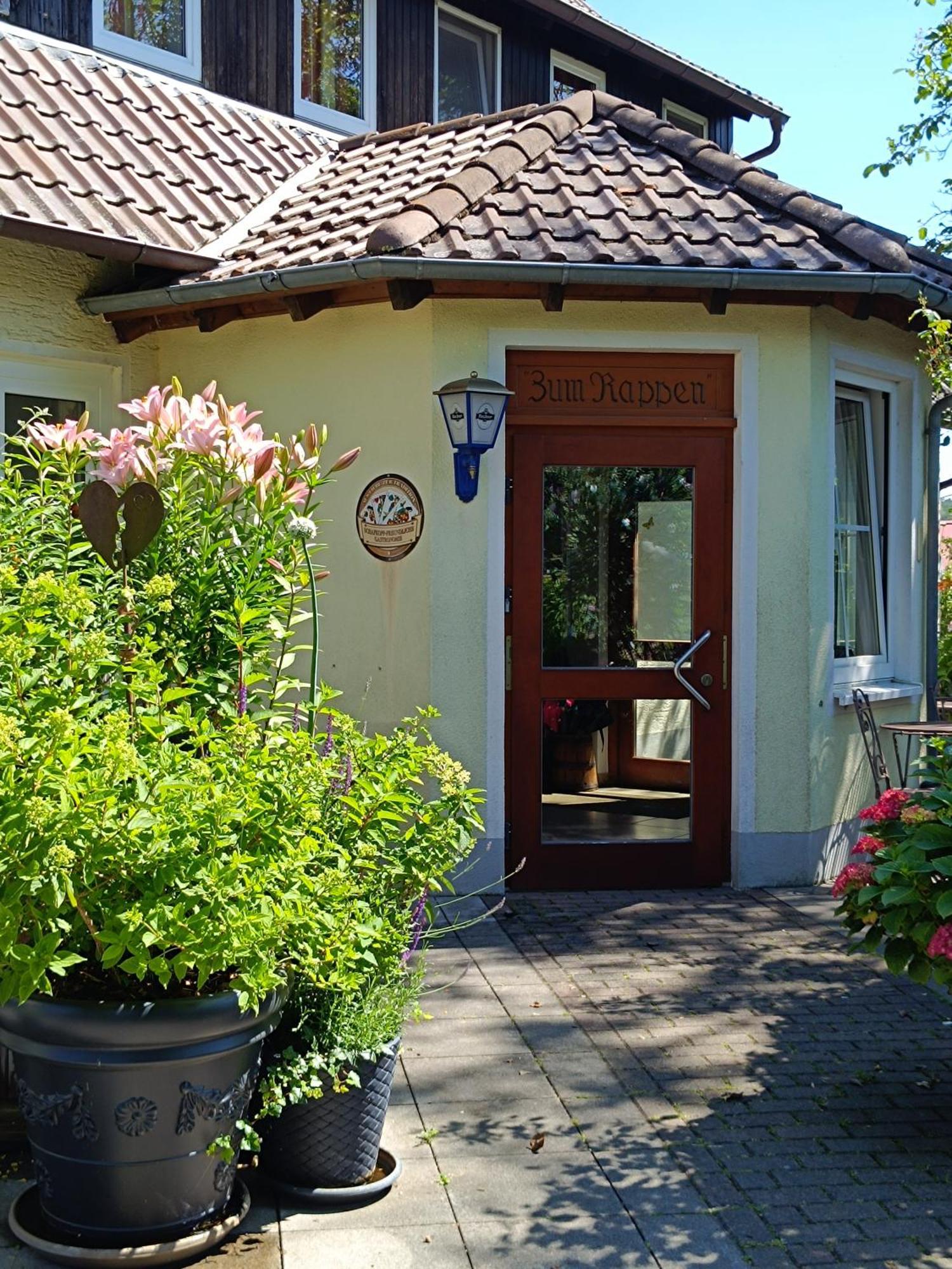 Hotel Landgasthof Zum Rappen Rothenburg ob der Tauber Exterior foto